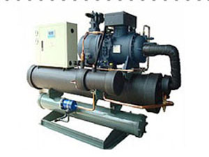 水冷螺桿中溫機組三機頭